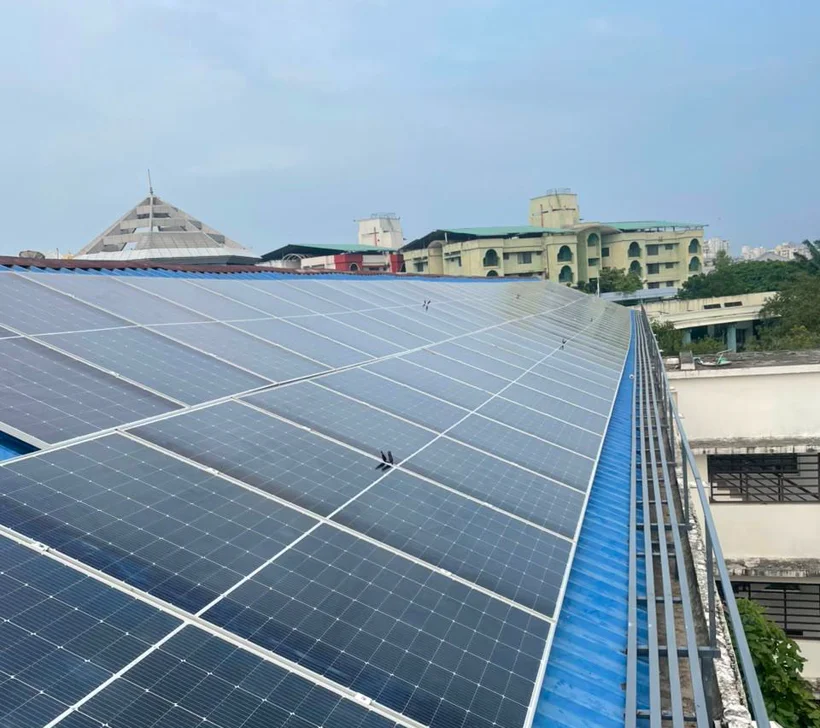 Rooftop Solar Panel Installation in Trivandrum