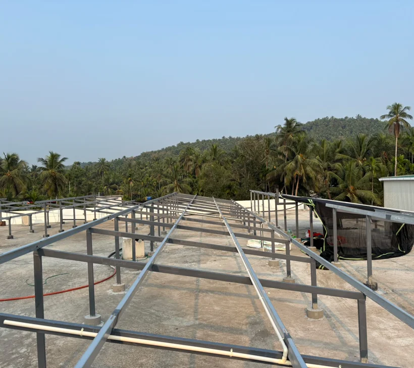 Solar Elevated Mounting Structure Audit in Alappuzha